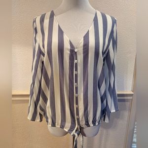 Olive & Oak Striped Top